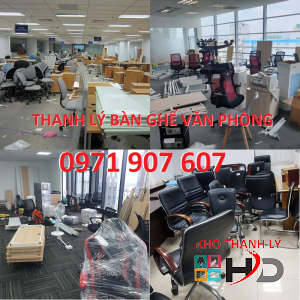 Thanh lý bàn ghế văn phòng tận nơi