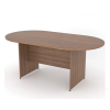 Bàn họp văn phòng oval 1m6