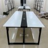 Bàn họp văn phòng 2m4 chân sắt bvp47