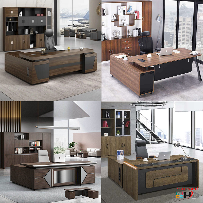 mẫu bàn giám đốc hiện đại