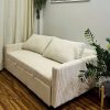 sofa giường bọc vải nhung cao cấp sf015