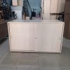 Tủ hồ sơ thấp 2 cánh cửa lùa 1m2