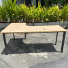 Bàn làm việc chân sắt chữ l 1m8 x 1m2