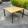 Bàn làm việc đôi mặt gỗ ghép