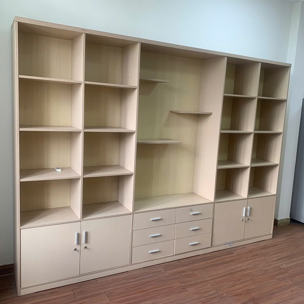 tủ kệ hồ sơ gỗ mdf 3m