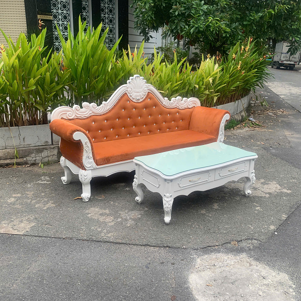 Hình ảnh bộ bàn ghế sofa tân cổ điển 2m3 tại Kho Thanh Lý HD