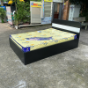 giường ngủ gỗ mdf 1m4 có nệm