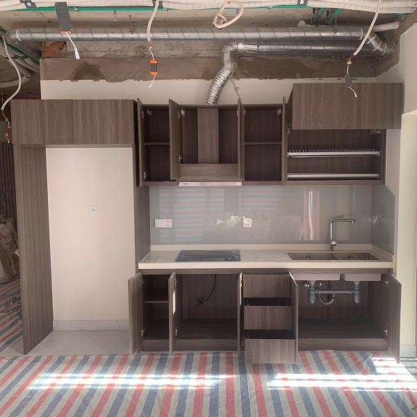 Hình ảnh tủ bếp gỗ mdf hiện đại 3m3 Tại Kho Thanh Lý HD