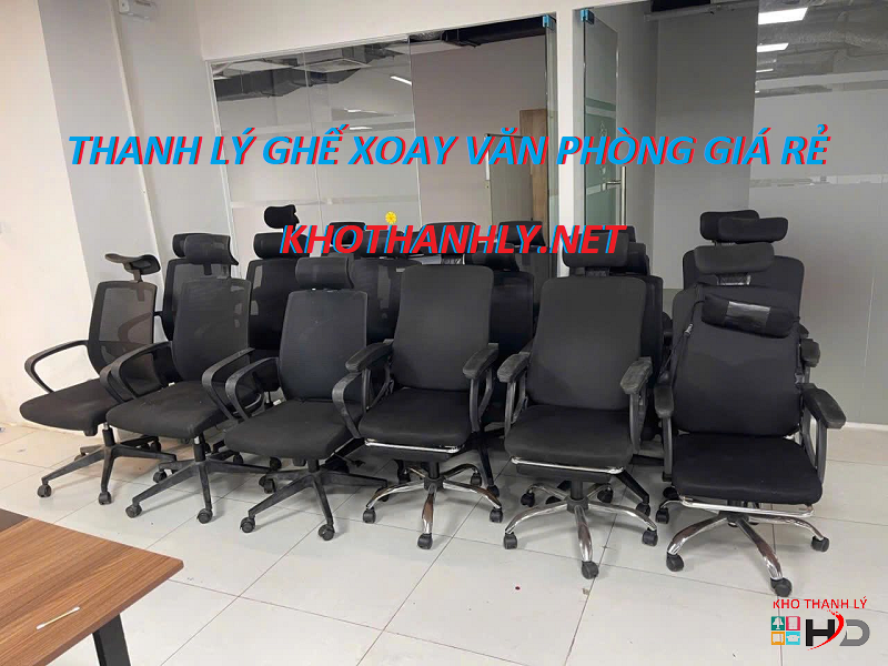 Thanh lý ghế văn phòng giá rẻ