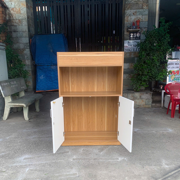 Hình ảnh thực tế tủ kệ đựng tài liệu gỗ mdf 80cm tại Kho Thanh Lý HD