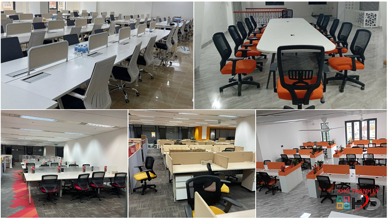 Bàn ghế văn phòng thanh lý đẹp giá rẻ