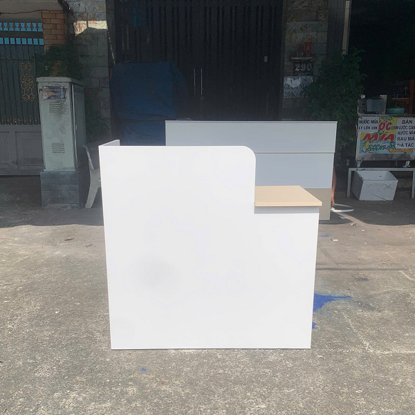 quay thu ngan mini 1m x 50cm Quầy thu ngân mini 1m x 50cm